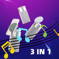 3w1 ładowarka i głośnik Bluetooth z lampką